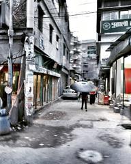 porter carrying goods in Old Dhaka street