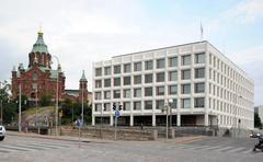 Helsinki Uspenski Cathedral and Stora Enso headquarters