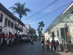 Jakarta History Museum and street leading to Fatahillah Square