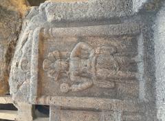 carving in Kanheri caves