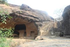 view of a cave in Sanjay Gandhi National Park