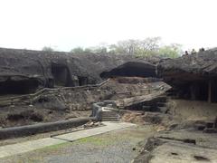 A beautiful image of the marvelous Kanheri Caves in Mumbai