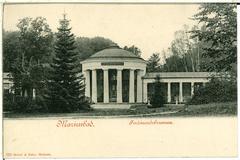 Marienbad Ferdinandsbrunnen historic photo