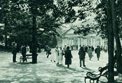 Mariánské Lázně historic town view from 1927