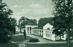 Historical view of Mariánské Lázně spa town