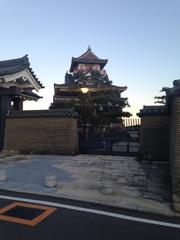 Kiyosu Castle at dusk