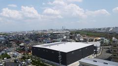 Kiyosu Castle in Japan panoramic view