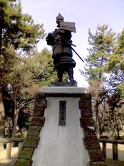 Statue of Oda Nobunaga in Kiyosu Park