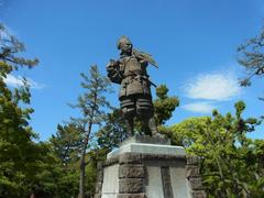 Statue of Oda Nobunaga in Kiyosu Park