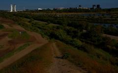 Copenhagen cityscape view from Speedway track