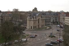 Porte de Paris in Lille from the belfry