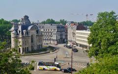 View from the Belfry of City Hall to Paris Gate in Lille, France