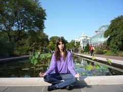 Chilean actress Paola Moreno at Brooklyn Botanic Garden