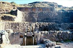 Ancient ruins of Puca Pucara in Cusco, Peru