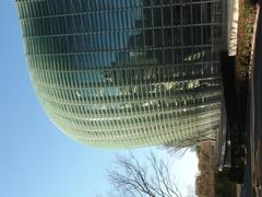 National Art Center in Tokyo with unique wavy glass façade