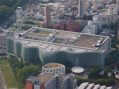 The National Art Center Tokyo seen from Roppongi Hills