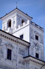 Villa Medici in Rome at sunset