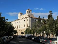 Villa Medici exterior façade in Rome, Italy