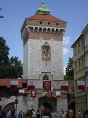 Florian Gate in Kraków, Poland