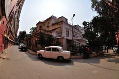 Northeast view of the Indian Museum administrative building in Kolkata