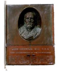 Bust of John Anderson at Indian Museum