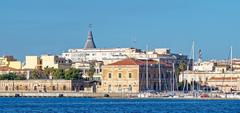 Syracuse seen from the sea