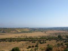 Panoramic landscape of Agrigente, Sicily