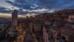 Agrigento monument at sunset