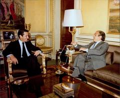 Adolfo Suárez meeting with Jordi Pujol in 1978