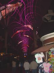 Viva Vision on Fremont Street at night