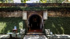 Chedi in Wat Umong Suan Phutthatham, Chiang Mai