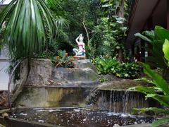 Garden of Wat Umong Suan Phutthatham in Chiang Mai