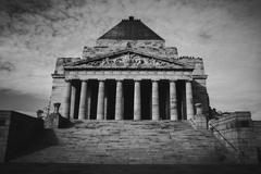 Shrine of Remembrance during a school trip