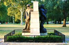 Driver and Wipers statues at the Shrine of Remembrance in Melbourne