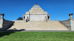 East face of Shrine of Remembrance