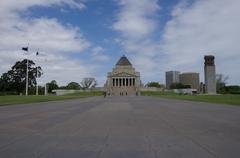 Shrine of Remembrance from the north