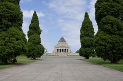 Shrine of Remembrance from the north