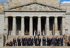 ANZAC Day Ceremony at the Shrine of Remembrance in 2013