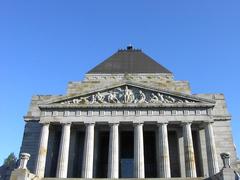 Shrine of Remembrance in Melbourne