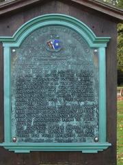 Plaque commemorating use by troops from 1914 to 1920