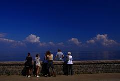 Coastal view of Charlottenlund by the sea