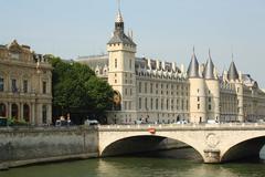 Eiffel Tower in Paris with the Seine River