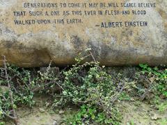 Albert Einstein Tribute to Mahatma Gandhi in Gandhi Smriti, New Delhi, India