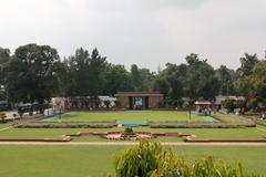 Garden at Birla House where Mahatma Gandhi walked