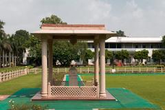 Monument on the site of Mahatma Gandhi's assassination