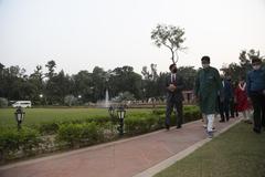 Defense Secretary Dr. Mark T. Esper at Gandhi Smriti museum, New Delhi