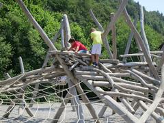 playground in the Sihlwald forest