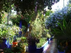 Tomb of Yves Saint Laurent in Jardin Majorelle, Marrakech