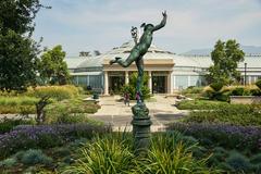 Huntington Library conservatory exterior view