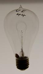 historic light bulbs collection at Huntington Library